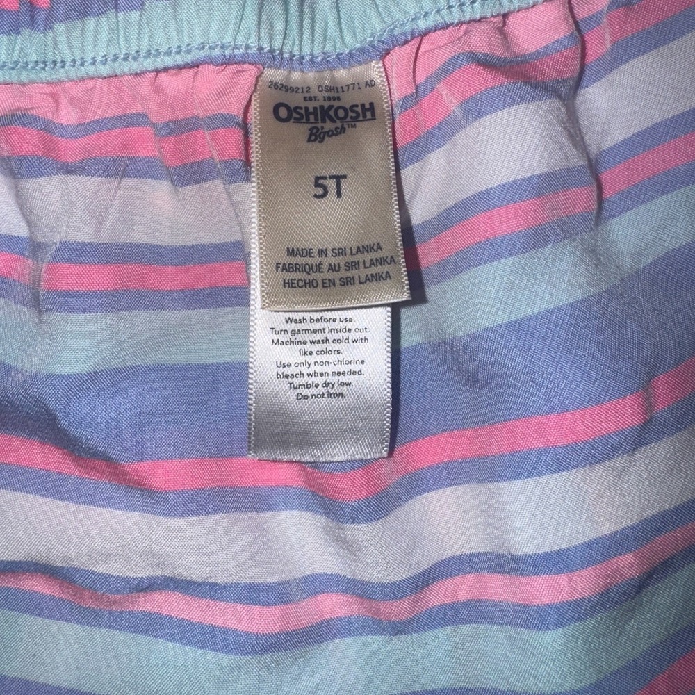Oshkosh Bgosh Toddler 5T Skirt Whimsical Preppy Everyday Playful Summer Spring - Picture 4 of 4